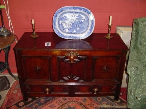 18th Century Oak Mule Chest